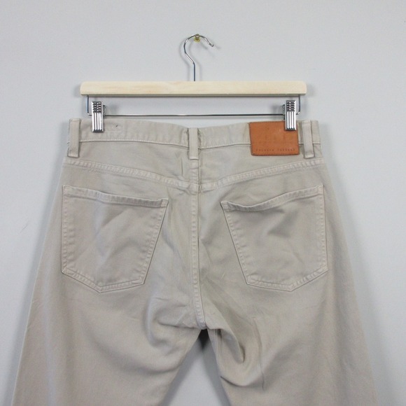 Citizens of Humanity Core Slim Straight Pants Men 31 Beige Cotton Comfort 558 - Picture 9 of 13